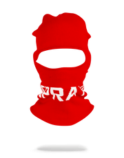 RED SPRAYGROUND LOGO SKI MASK