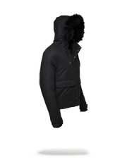 SOLID BLACK CHOPPER JACKET