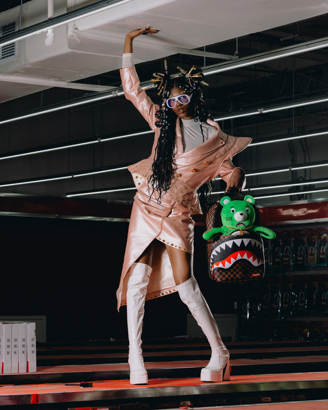 YOUNG MONEY SHARKS IN PARIS BACKPACK
