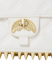 RIVIERA LE BLANC GOLD CHAIN SHARK HANDBAG