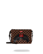SHARKS IN PARIS CLEAR FOR TAKEOFF CROSSOVER CLUTCH WITH STRAP