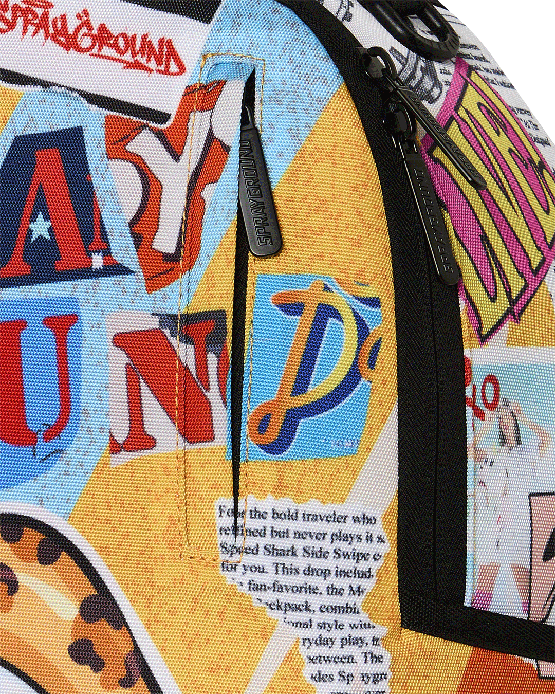 COLLAGE OF FUN BACKPACK