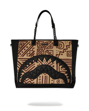 A.I. PALM MIRAGE SHARK LUXE BEACH TOTE